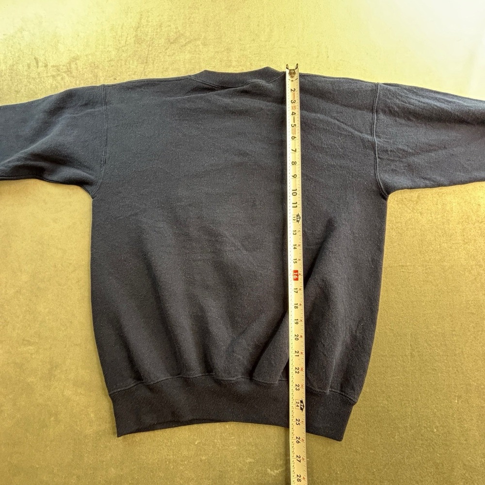 Lee The Big Apple New York Crewneck Sweatshirt Men's Large Navy USA Made - Picture 6 of 14